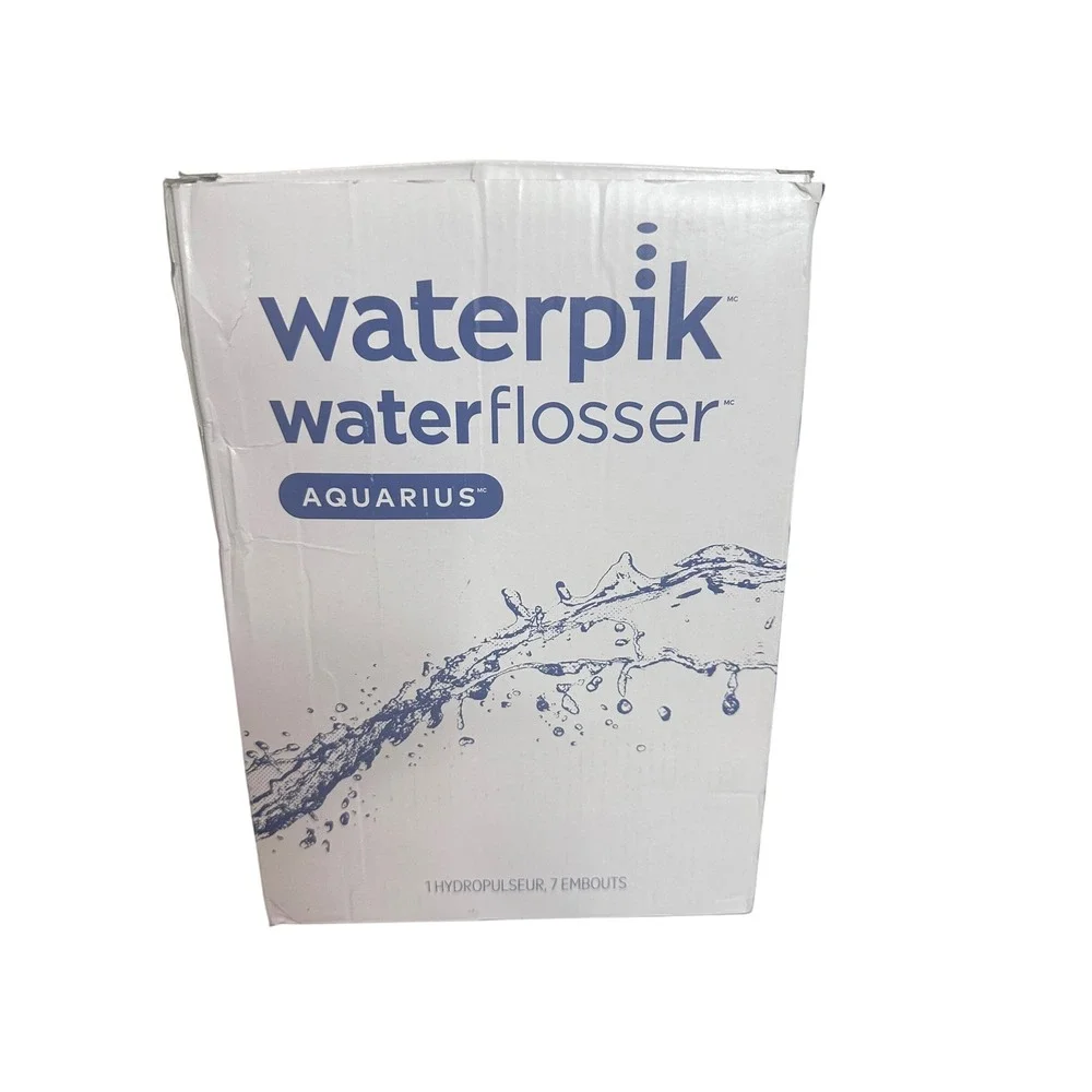 NEW Waterpik Aquarius Water Flosser Professional Countertop Oral Irrigator White